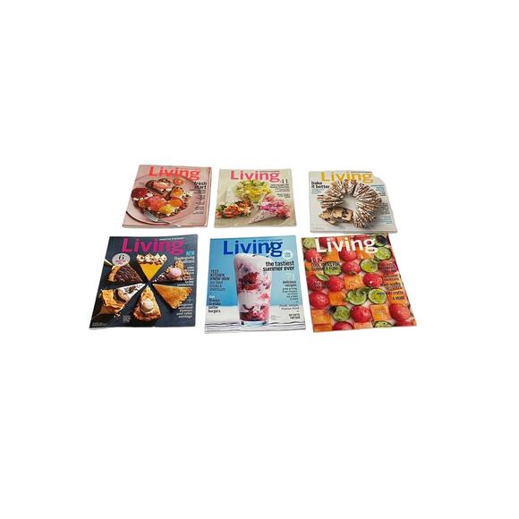 Martha Stewart Living Magazine 2014 Lot Of 6 Various Some Include Recipe Cards - Picture 1 of 14